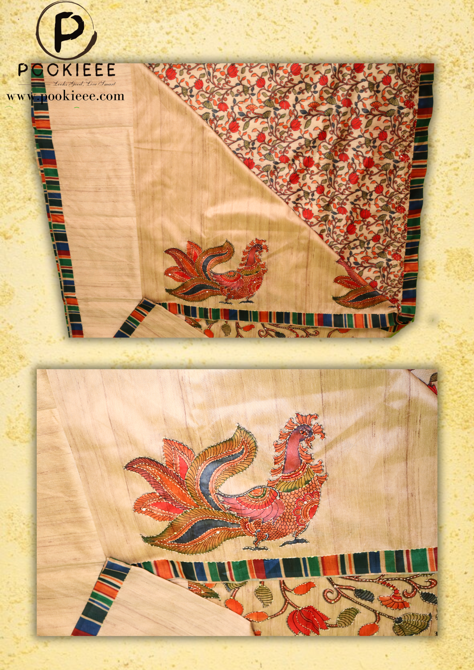 Tasar Katha Saree